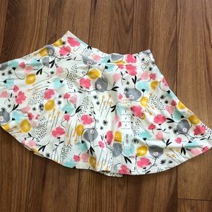 Girls printed skater skirt